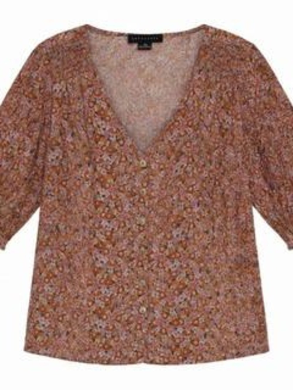 Sanctuary Women's Floral Blouse Women M Pink